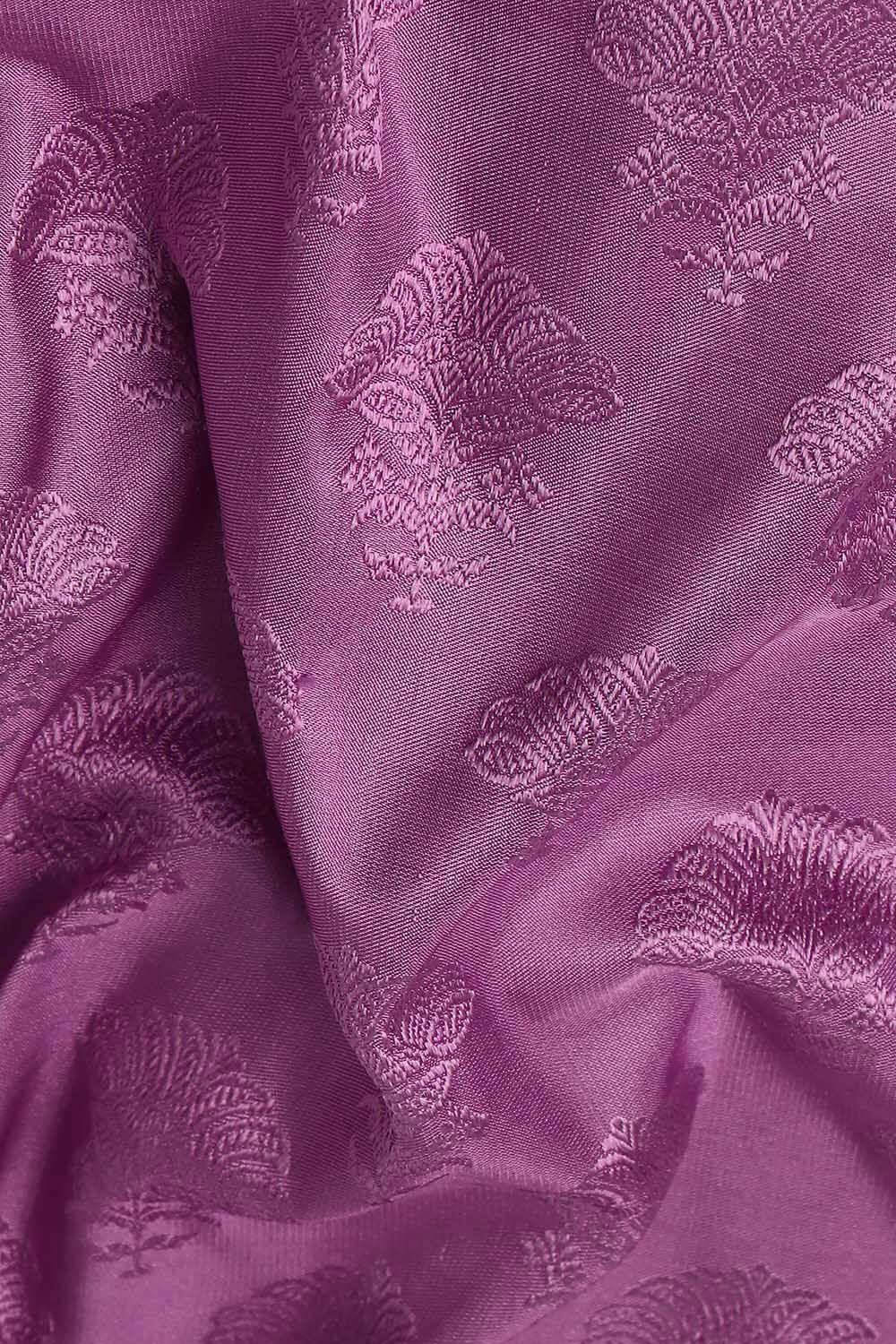 Pink Pure Silk Banarasi Tanchoi Saree image number null