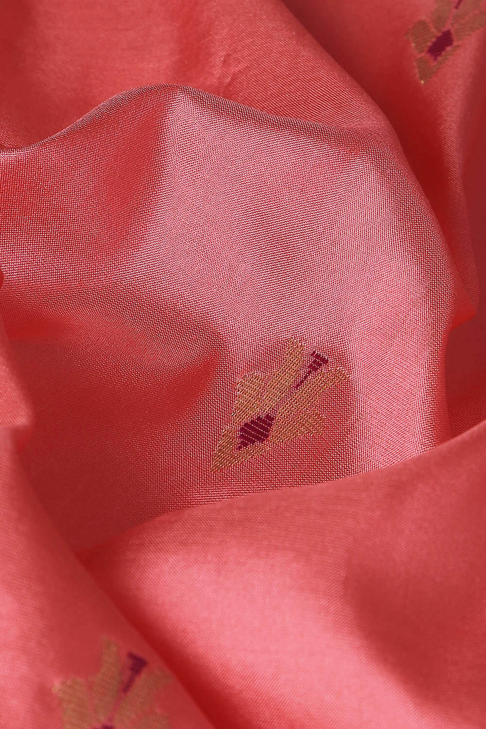 Light Pink Pure Silk Maheswari Saree image number null