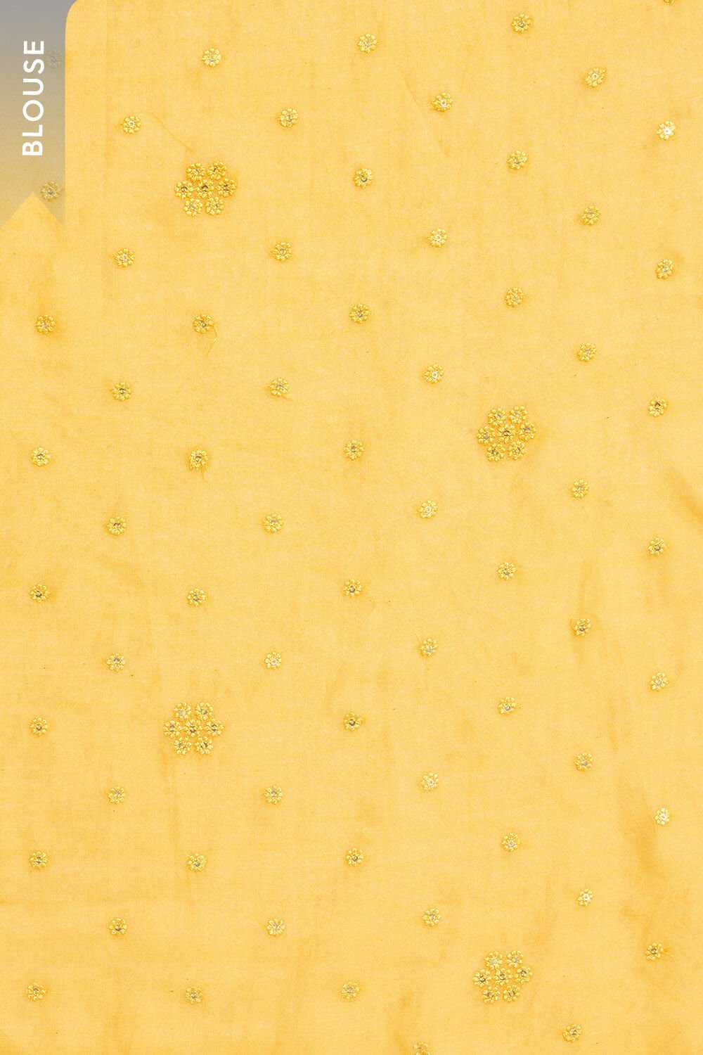 Light Yellow Pure Silk Cotton Tie and Dye Saree image number null