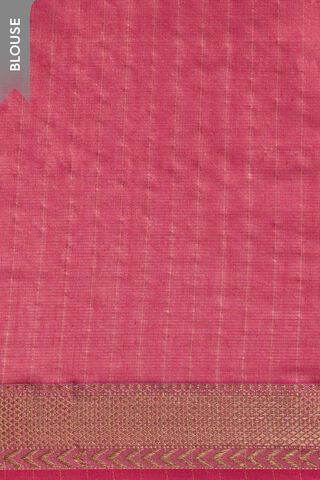 Violet Woven Pure Silk Cotton Maheshwari Saree thumbnail image number null