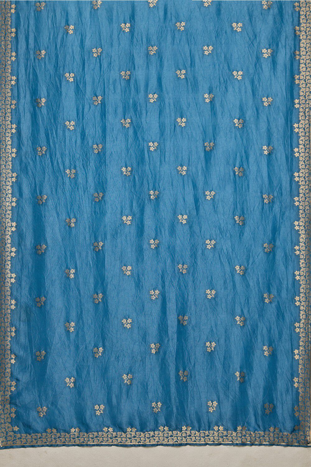 Blue Woven Viscose Luxe Dupatta image number null