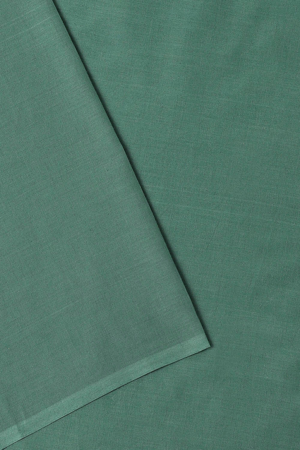 Dark Green Tussar Embroidered Unstitched Suit Set image number null