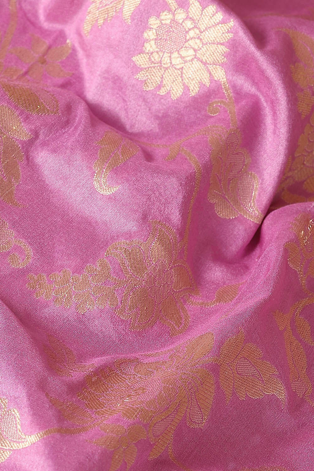 Violet Pure Silk Banarasi Saree image number null