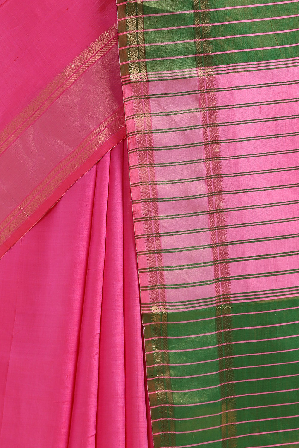 Light Pink Pure Silk Woven Saree image number null