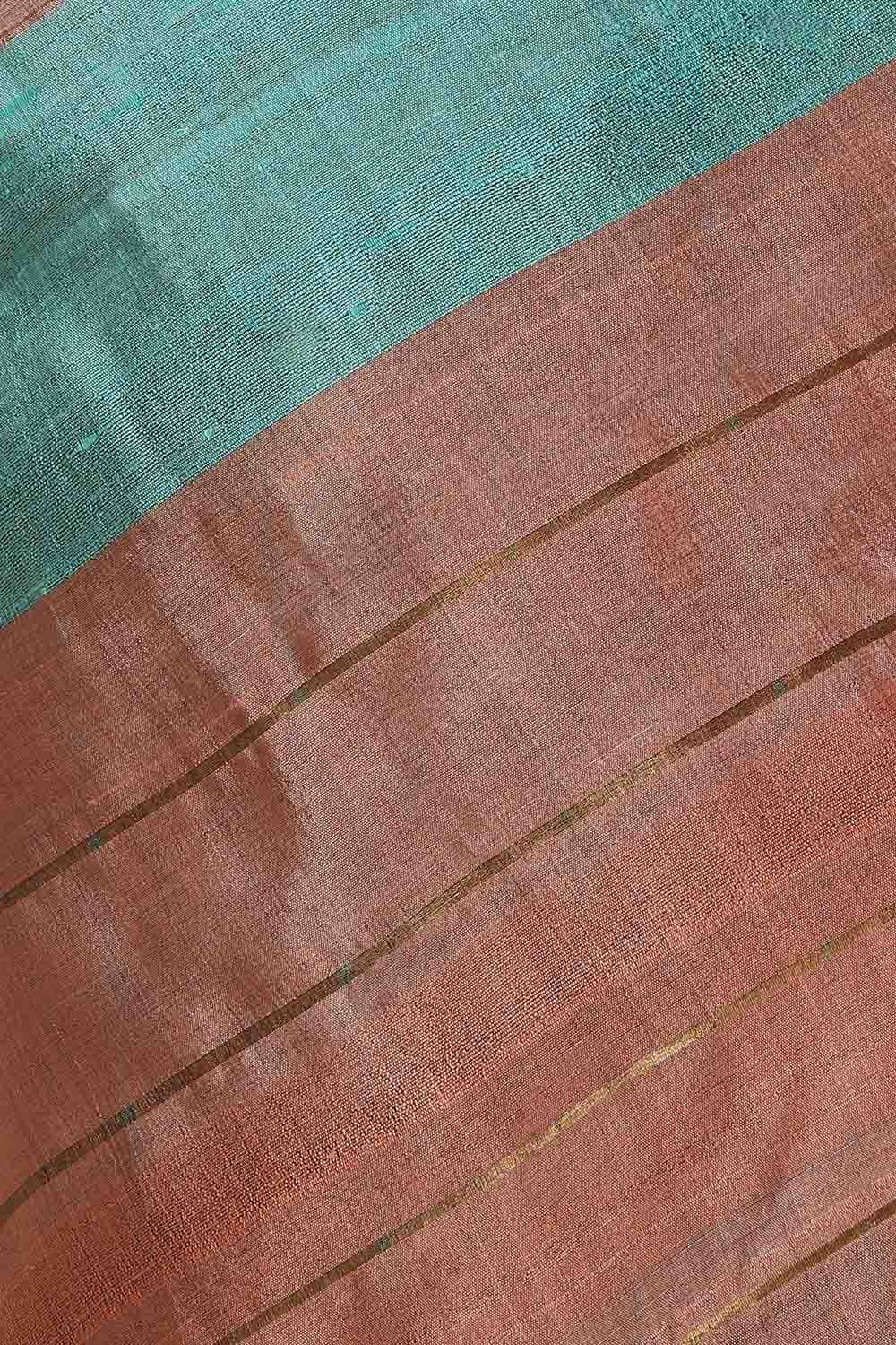 Light Pink Pure Tussar Silk Bhagalpuri Saree image number null