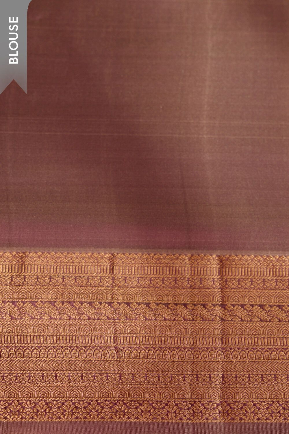 Dark Violet Woven Kanjeevaram Inspired Design Silk Viscose Saree image number null