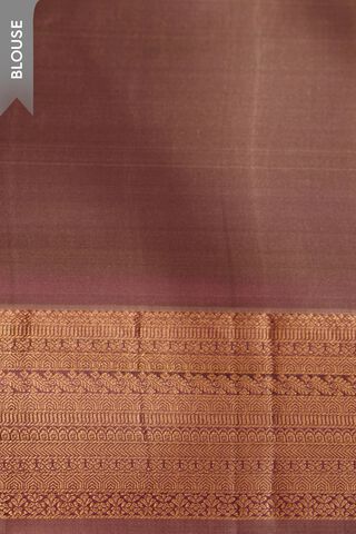 Dark Violet Woven Kanjeevaram Inspired Design Silk Viscose Saree thumbnail image number null