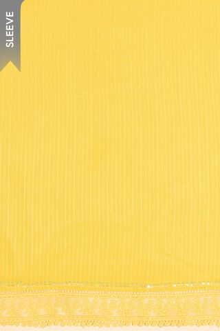 Yellow Pure Cotton Embroidered Unstitched Suit Set thumbnail image number null