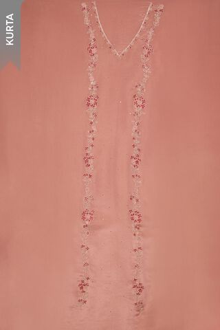 Light Pink Viscose Tissue Embroidered Unstitched Suit Set thumbnail image number null