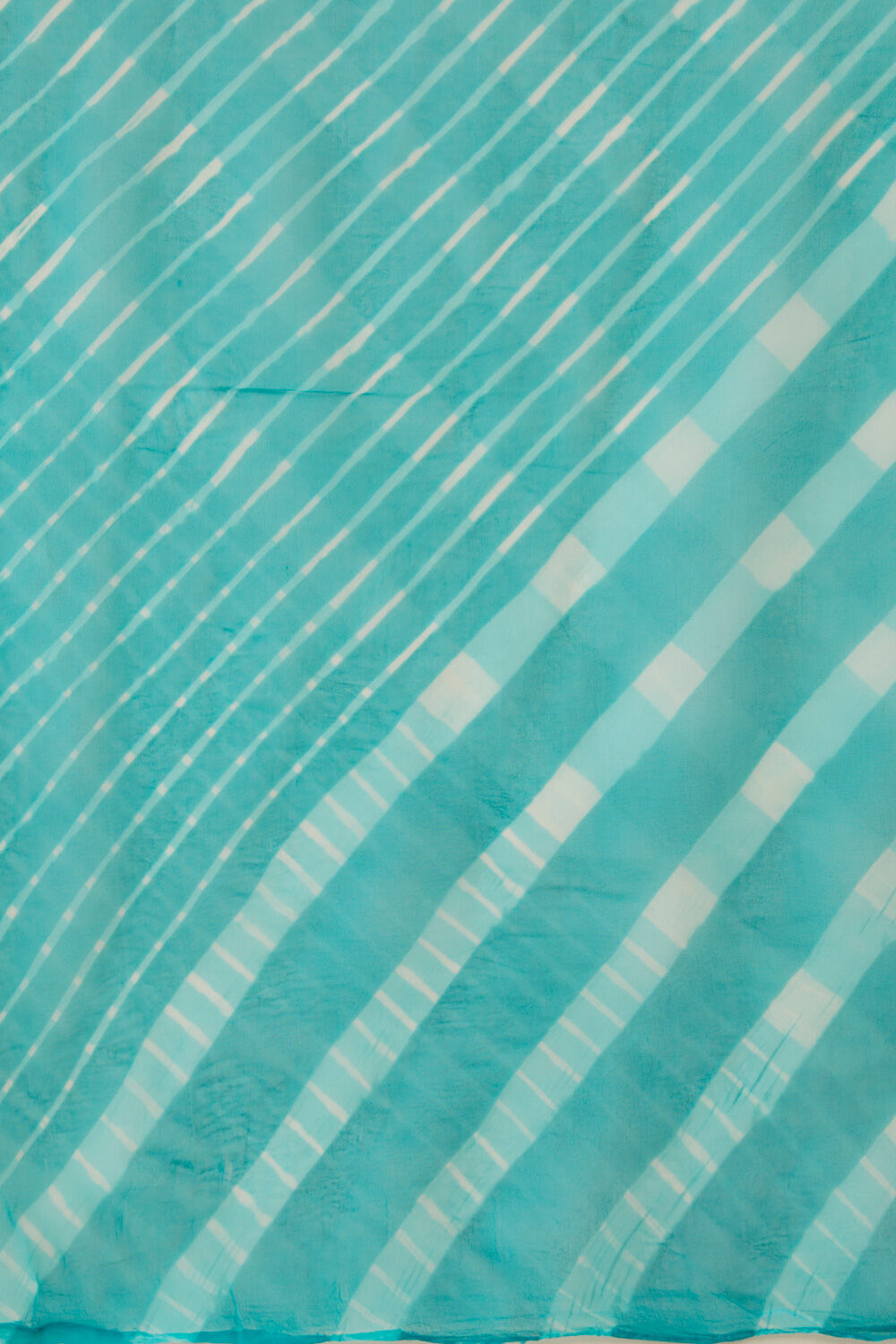 Green Pure Chiffon Leheriya Saree image number null