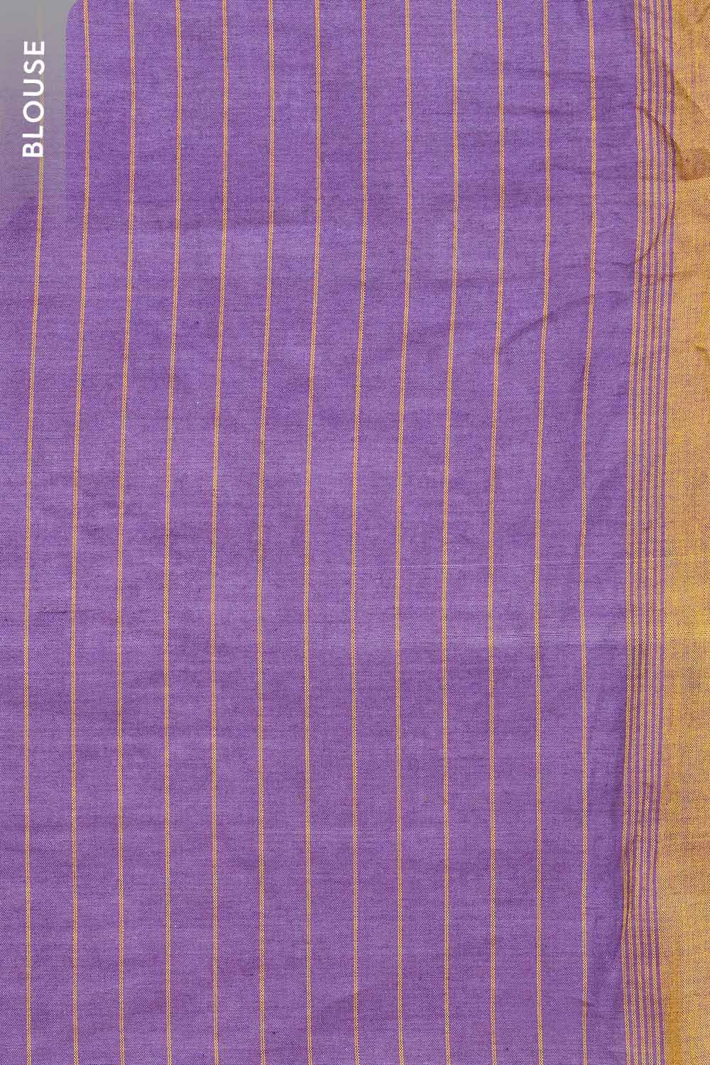 Dark Violet Bengal Pure Cotton Jamdani Saree image number null