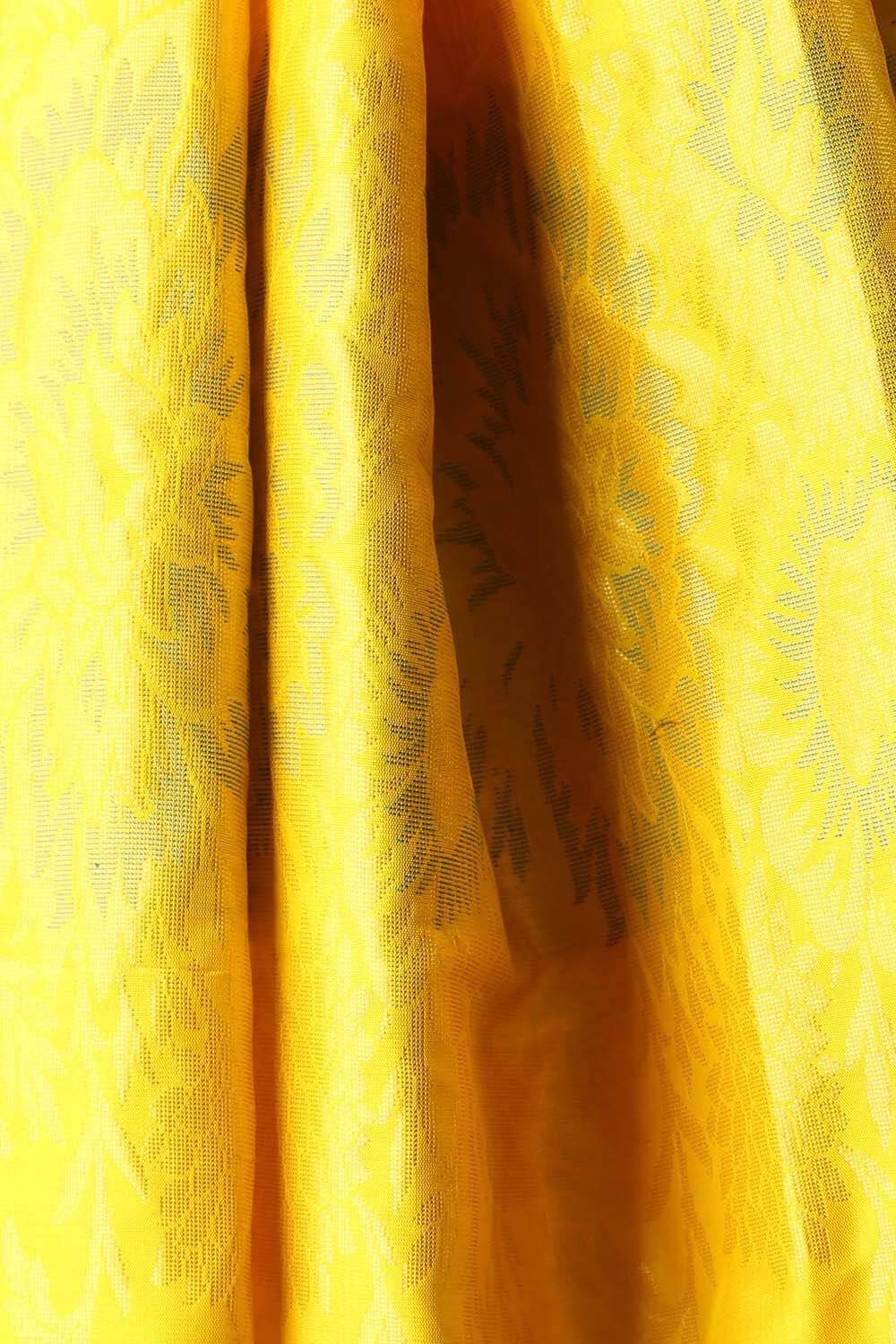 Light Yellow Pure Silk South Saree image number null