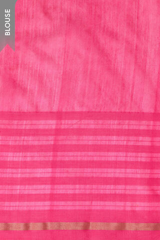 Pink Eknaliya Pure Silk Cotton Chanderi Saree thumbnail image number null