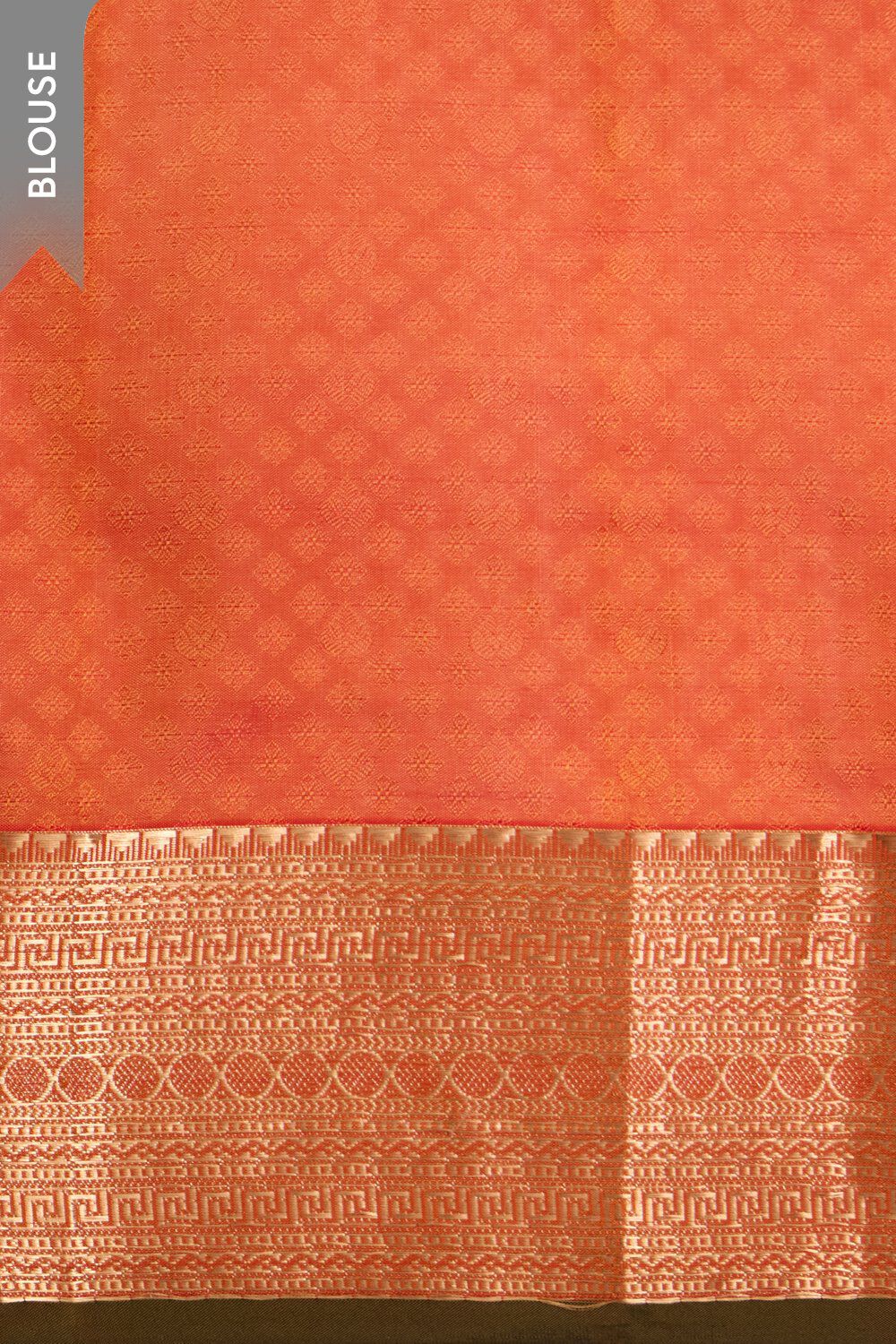 Orange Apsara Woven Silk Viscose Saree image number null