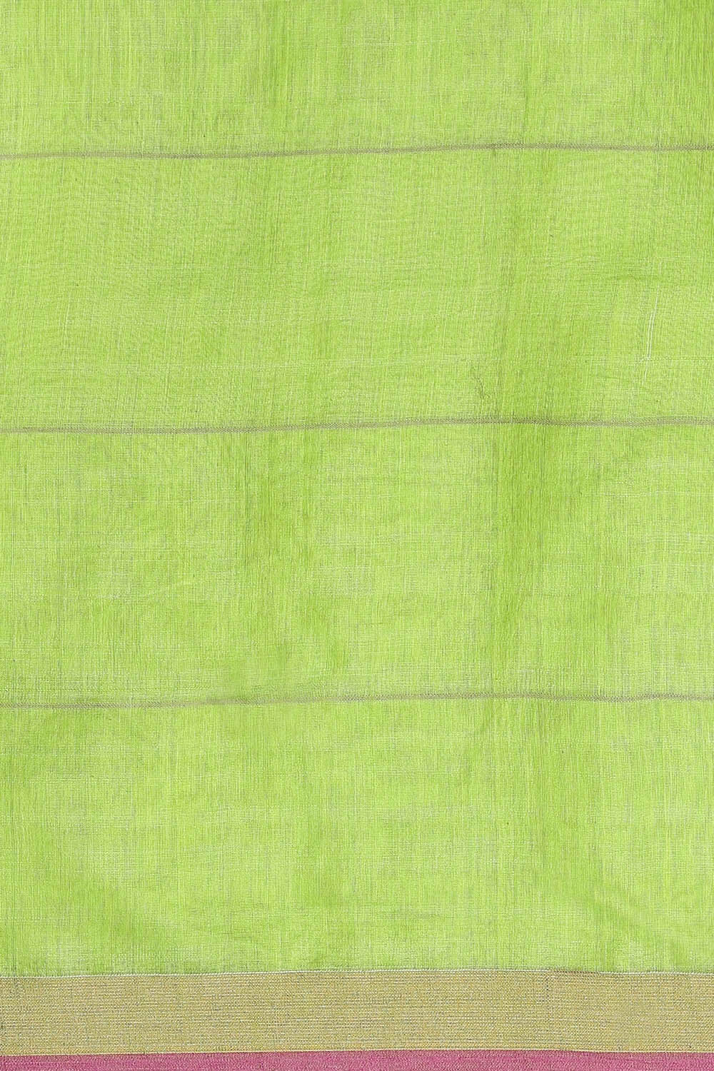 Light Green Pure Silk Cotton Bengal Saree image number null