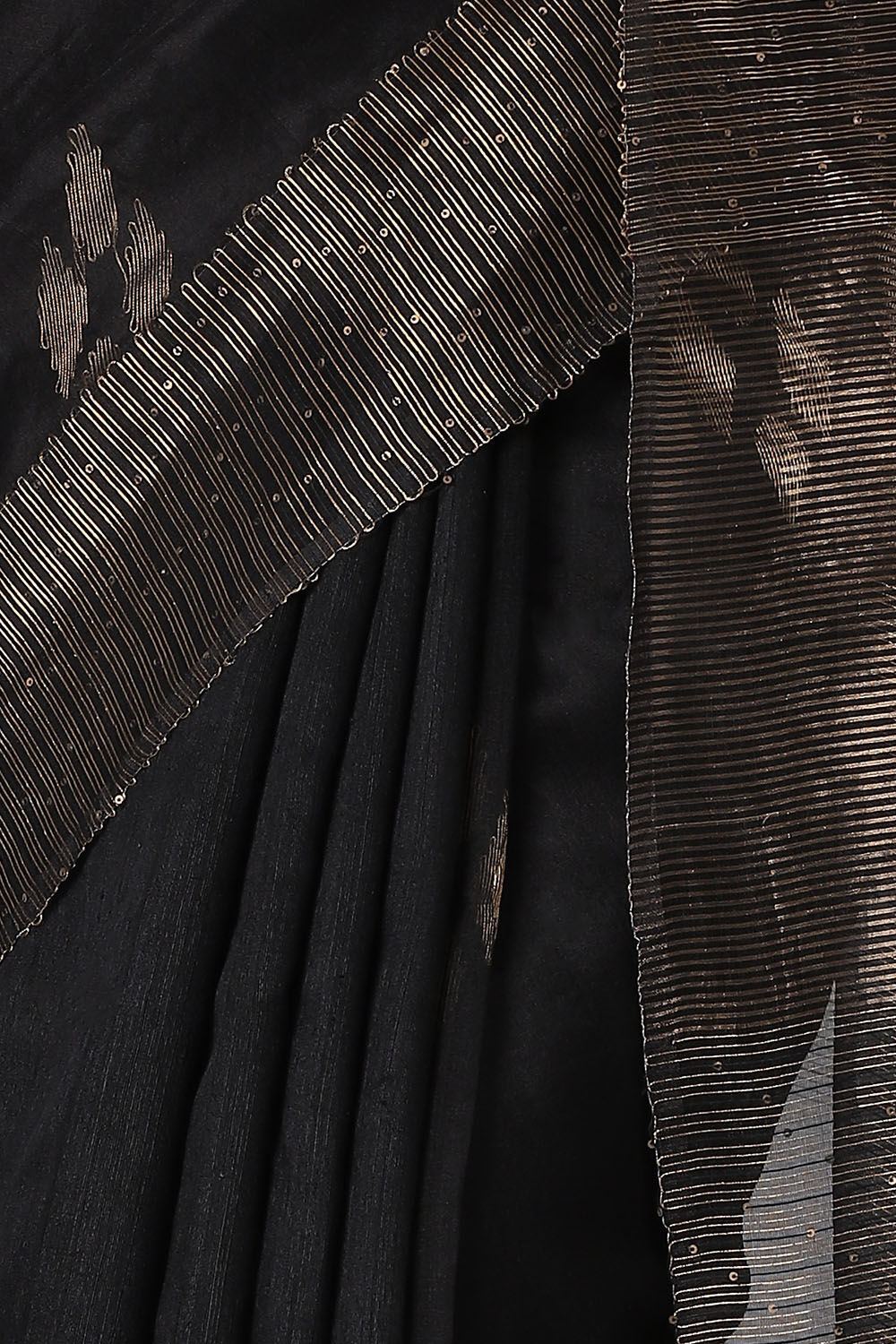 Black Pure Silk Vanya Bengal Saree image number null