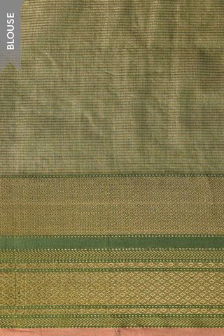 Light Green Woven Pure Tissue Cotton Maheshwari Saree thumbnail image number null