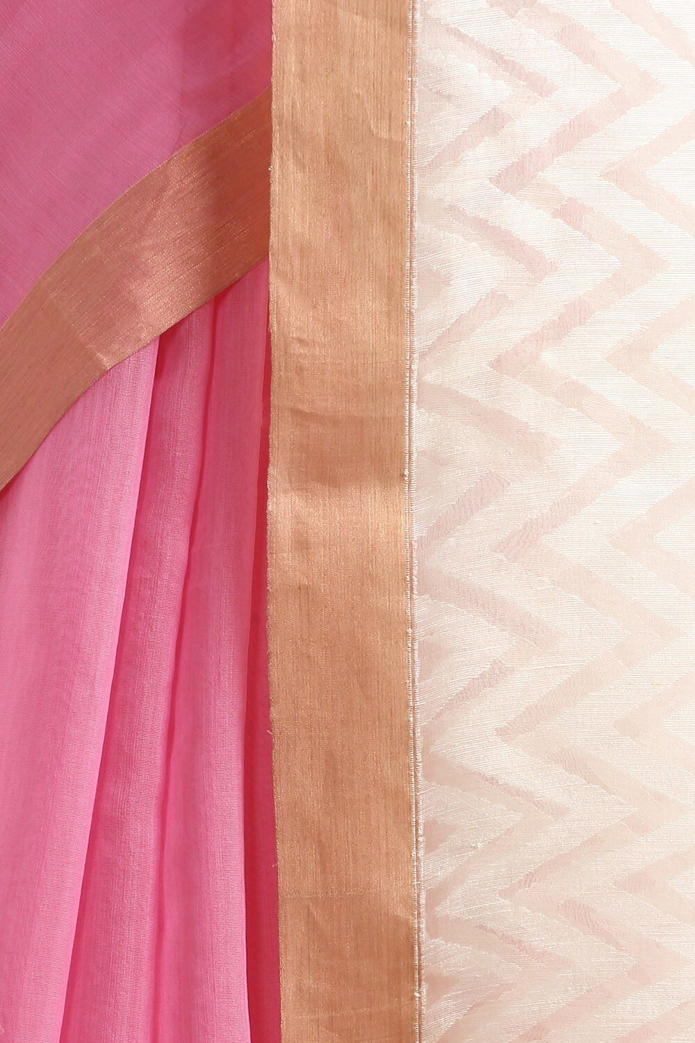 Grey Pure Silk Cotton Bengal Saree image number null