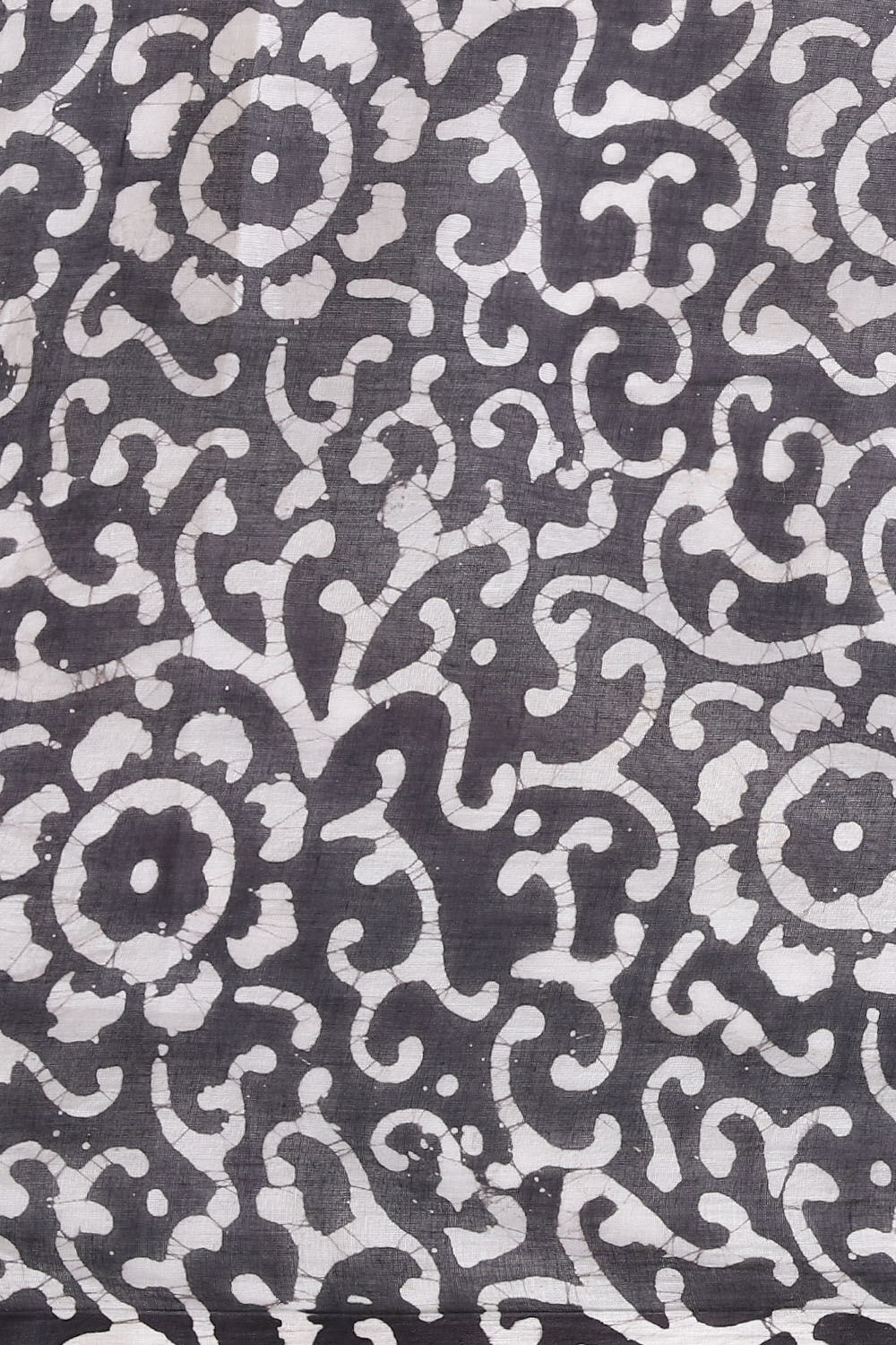 Grey Pure Cotton Batik Saree image number null