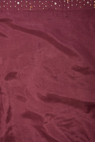 Brown Viscose Tissue Embroidered Saree thumbnail image number null