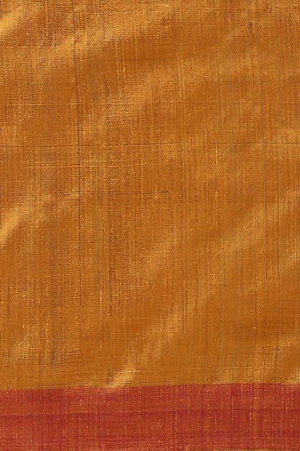 Dark Yellow Pure Silk Woven Saree image number null