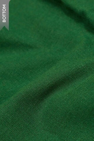 Dark Green Woven Pure Cotton Unstitched Suit Set thumbnail image number null