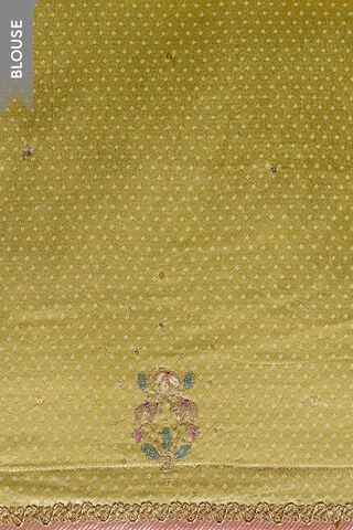 Light Green   Viscose Organza Embroidered Saree thumbnail image number null
