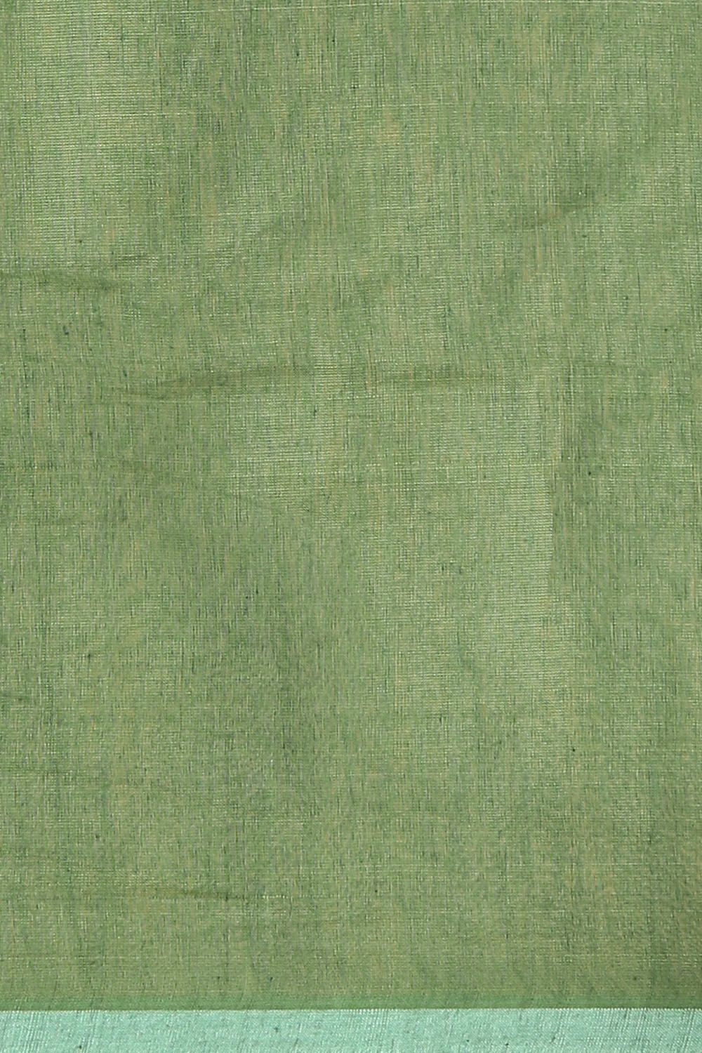 Green Pure Silk Cotton Jamdani Saree image number null