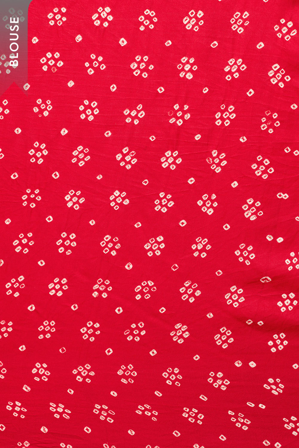 Red Gujarat Pure Silk Tie & Dye Bandhani Saree image number null