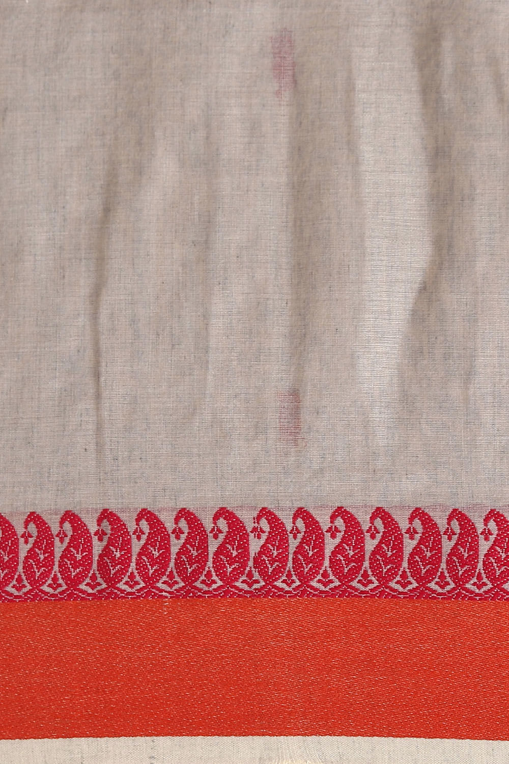 Grey Pure Cotton Jamdani Saree image number null