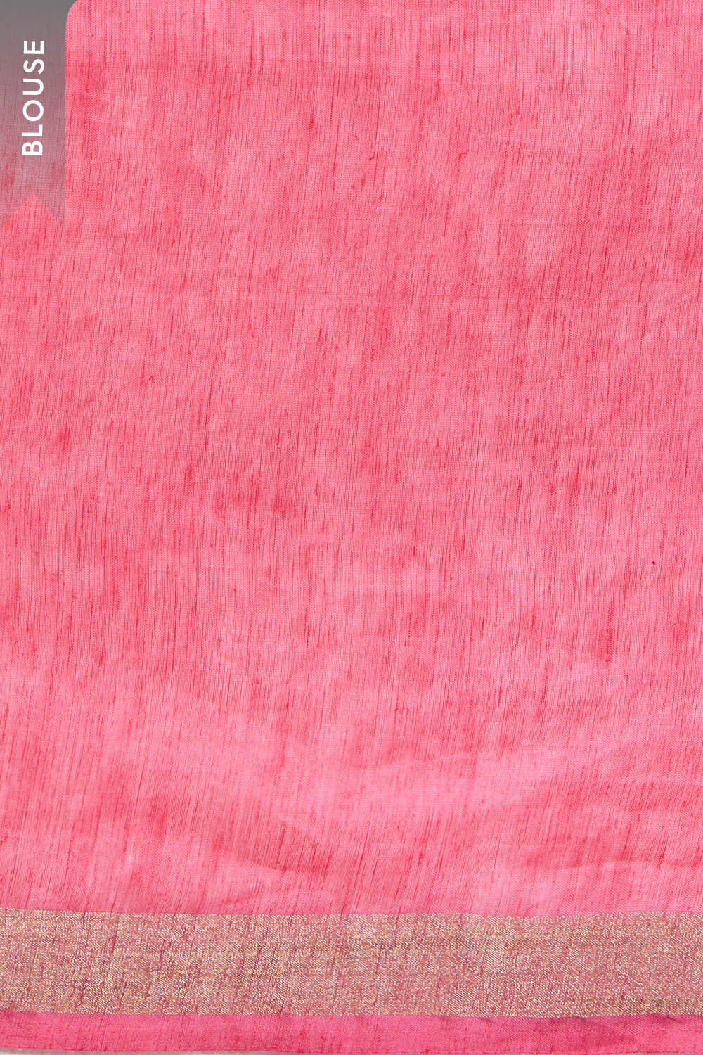 Pink Pure Silk Linen Embroidered Saree image number null