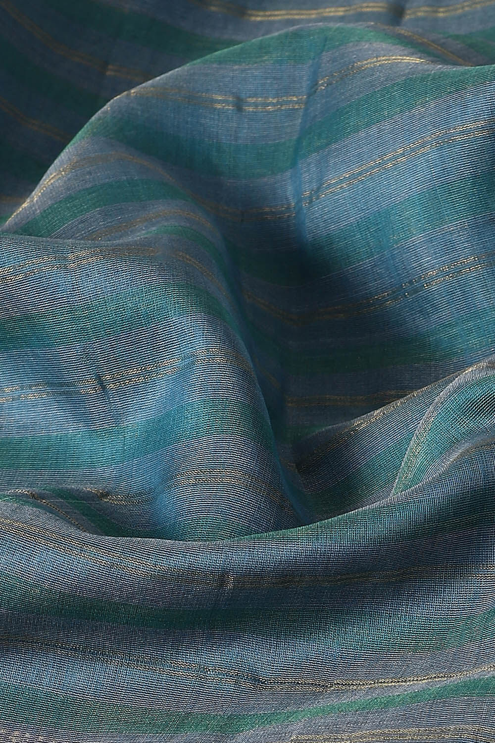 Light Blue Pure Silk Cotton Maheswari Saree image number null