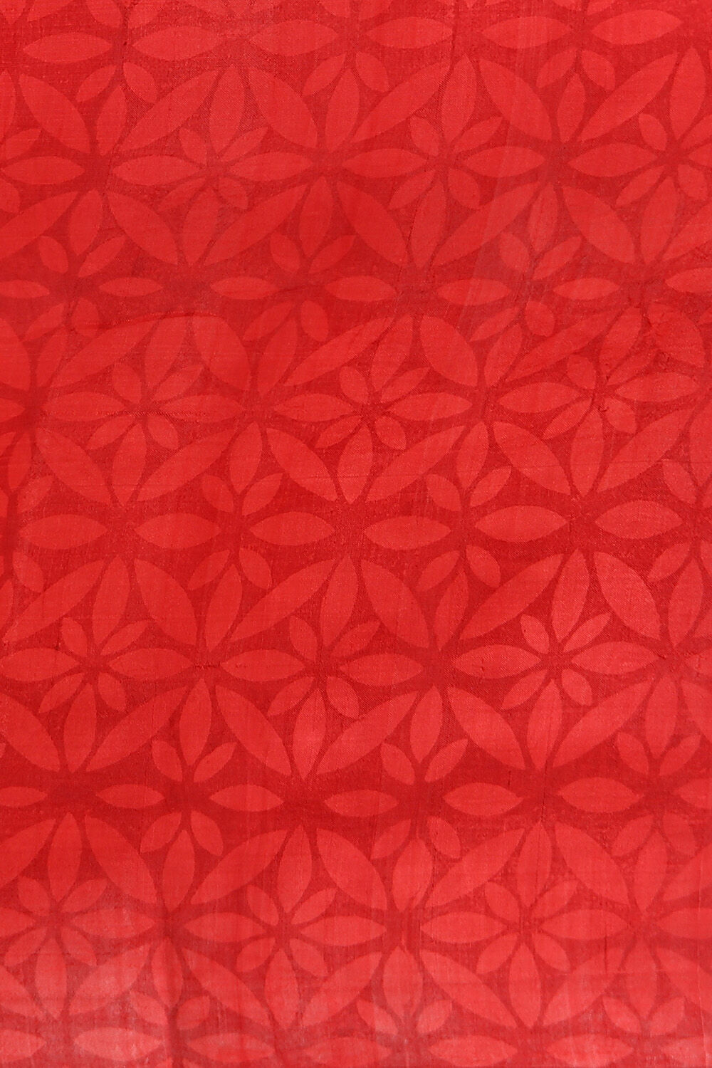 Dark Red Pure Silk Printed Saree image number null