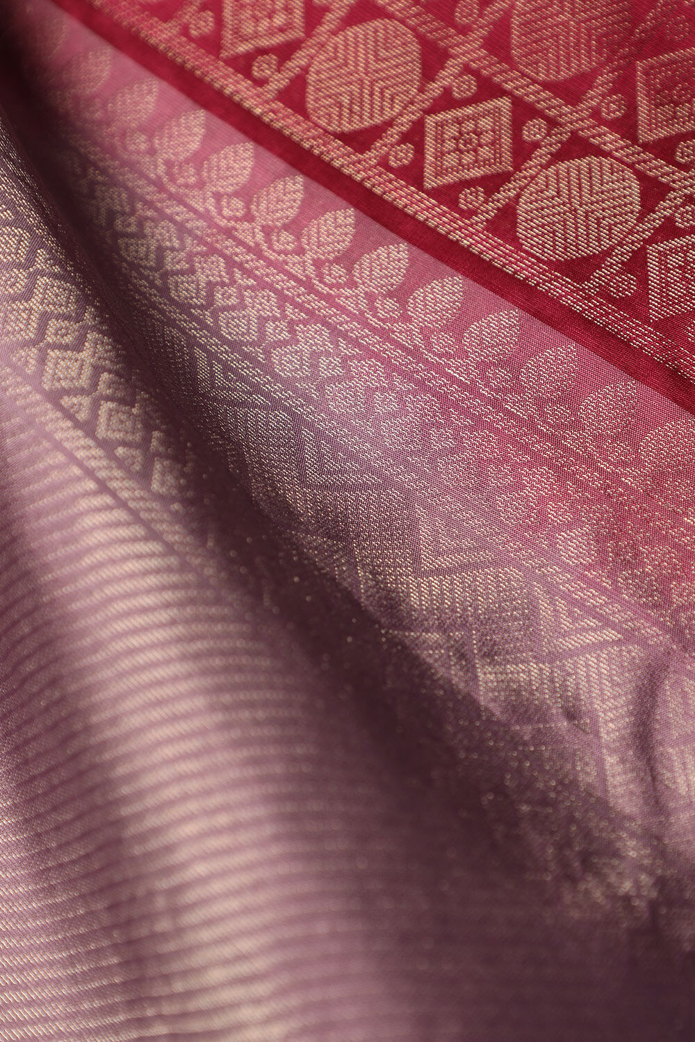 Pink South Pure Silk Woven Saree image number null