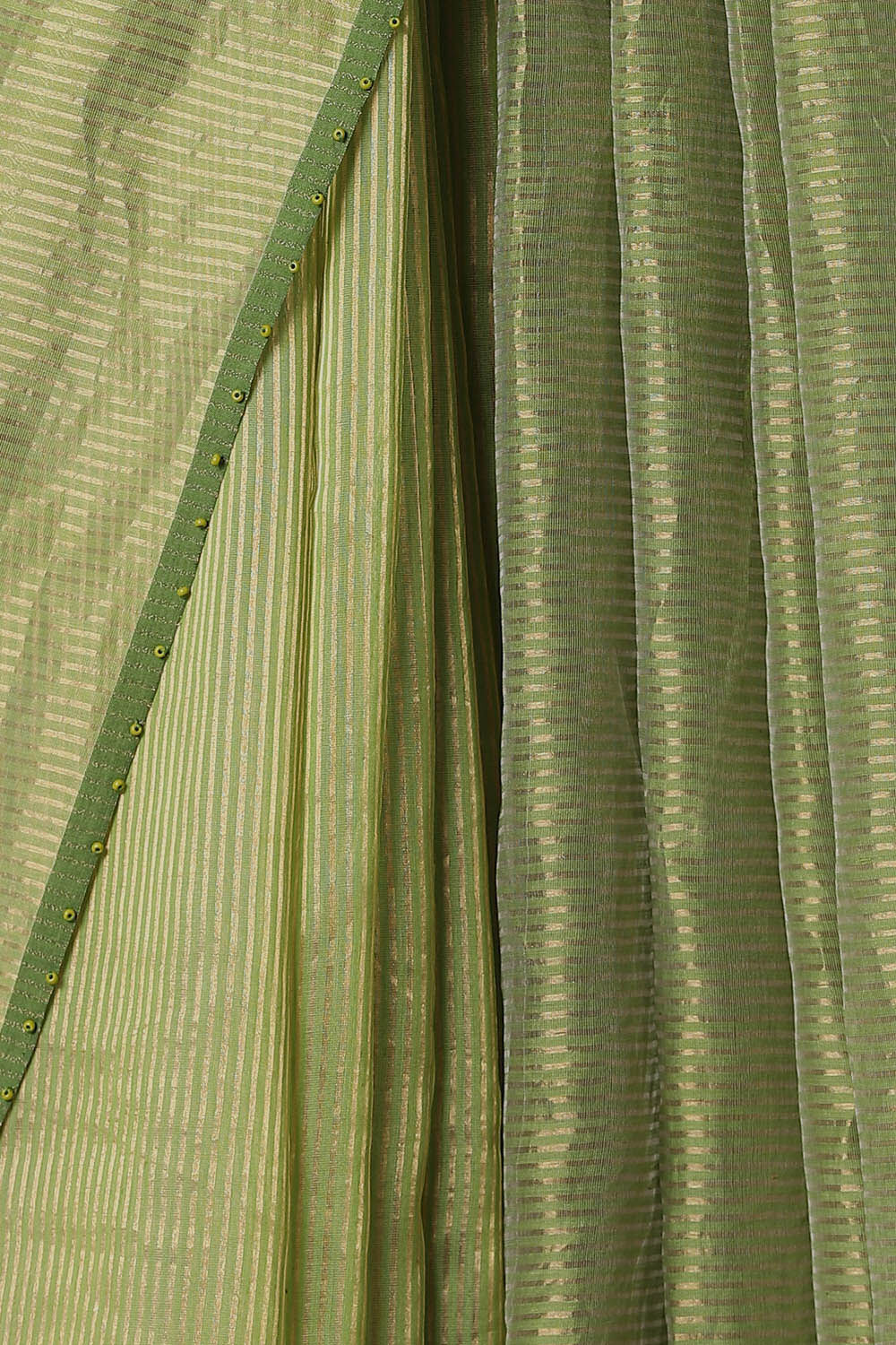 Light Green Pure Silk Cotton Embroidered Saree image number null