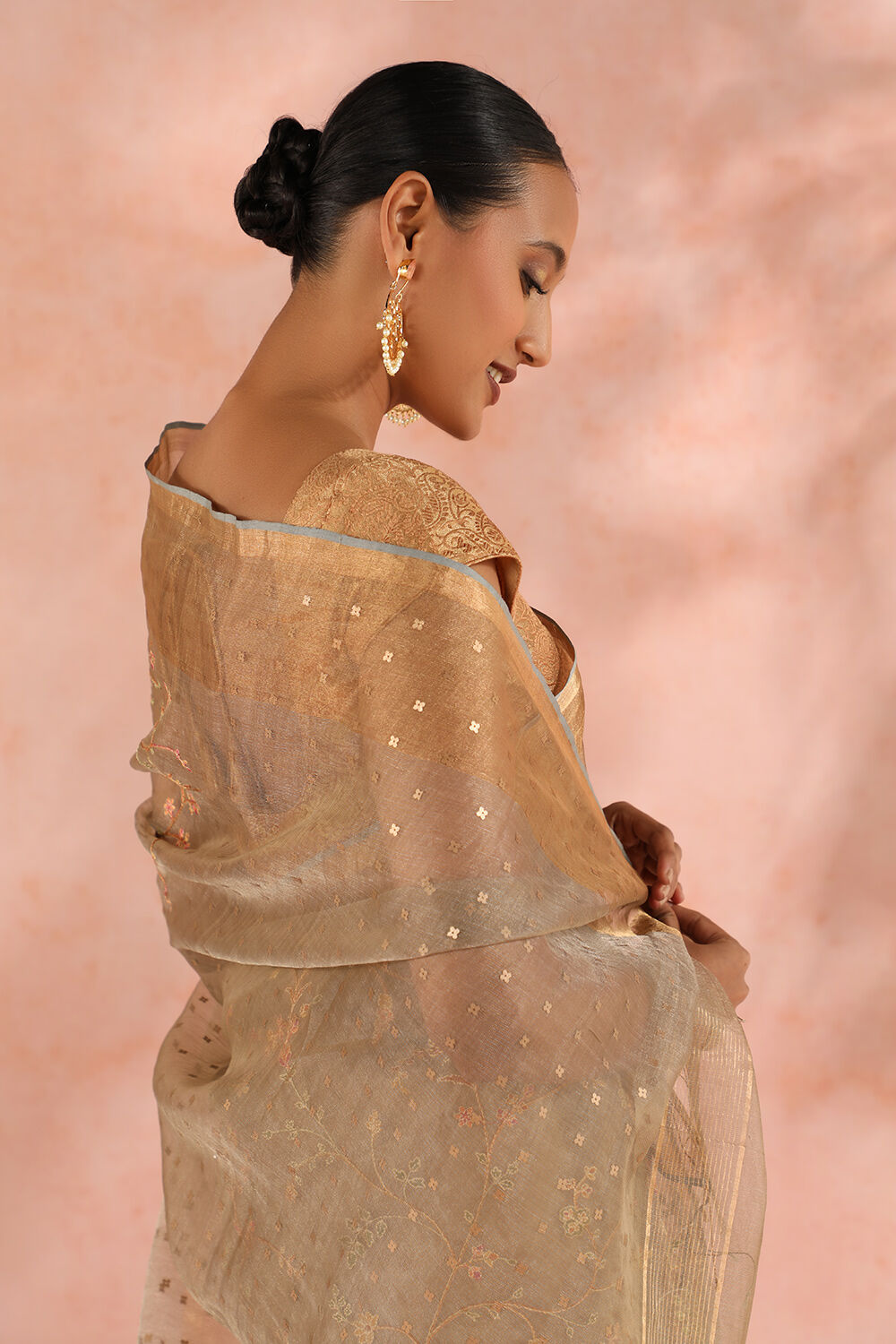 Tissue organza sarees price outlet