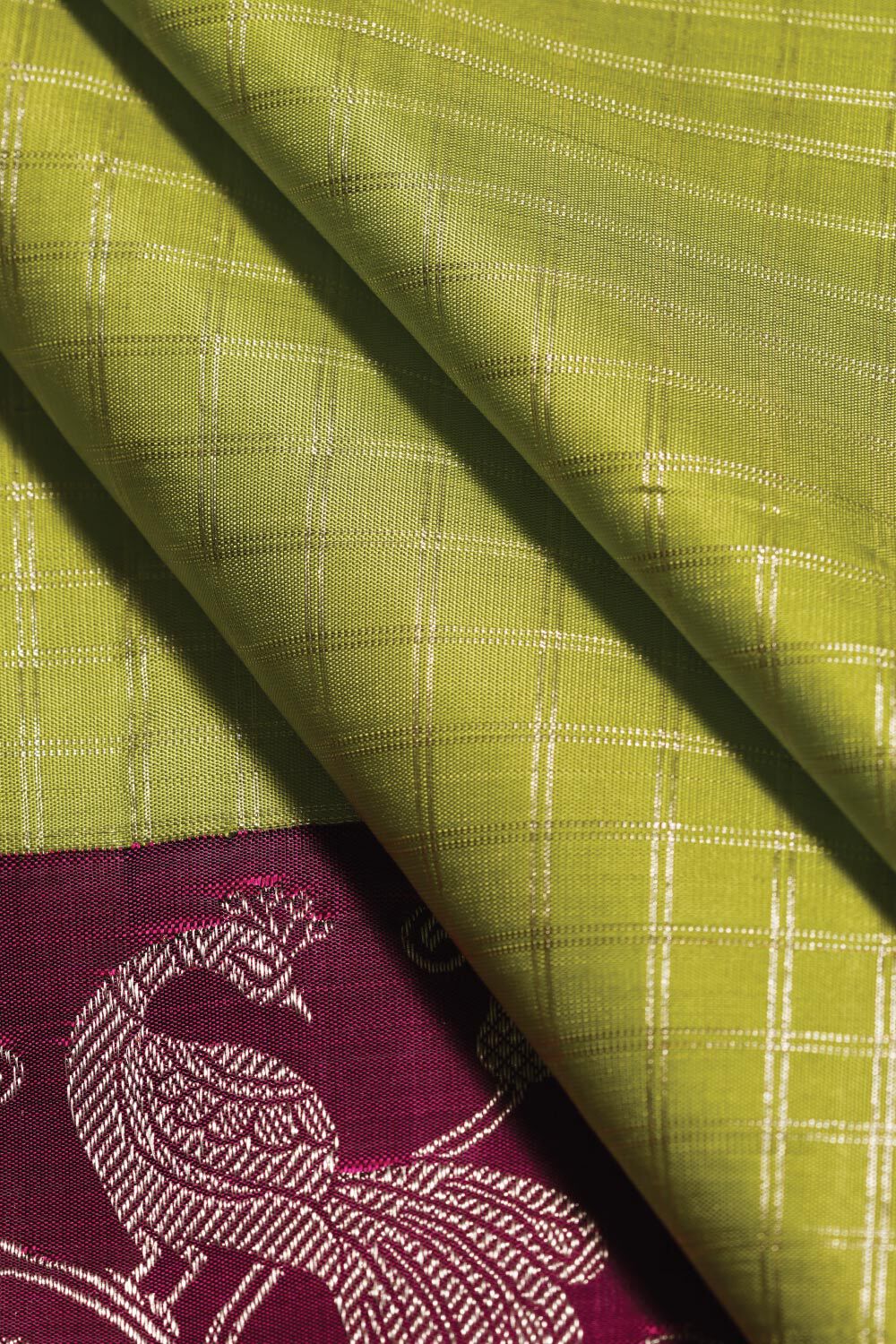 Light Green Woven Pure Kanjivaram Silk Saree image number null