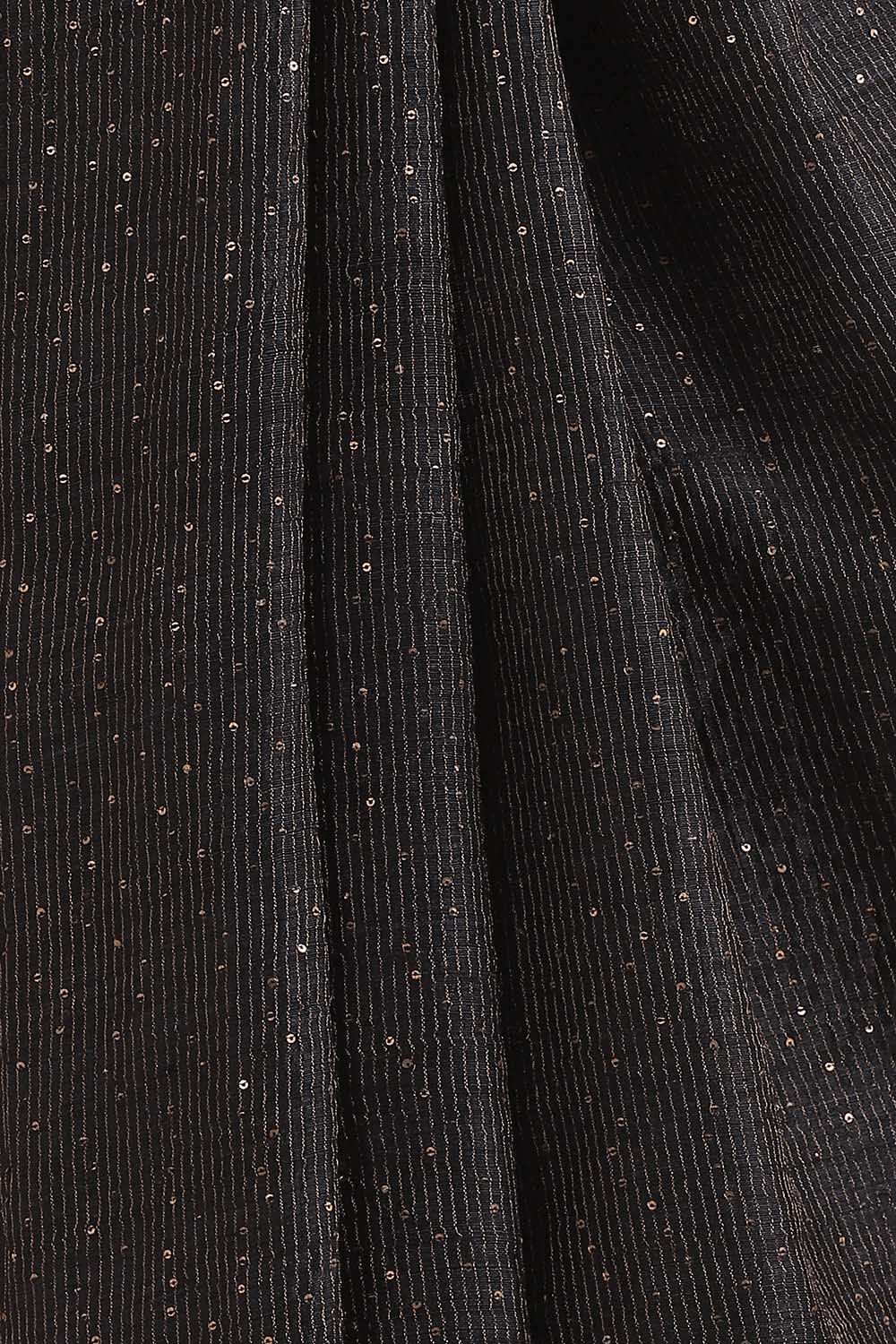 Black Pure Silk Vanya Bengal Saree image number null