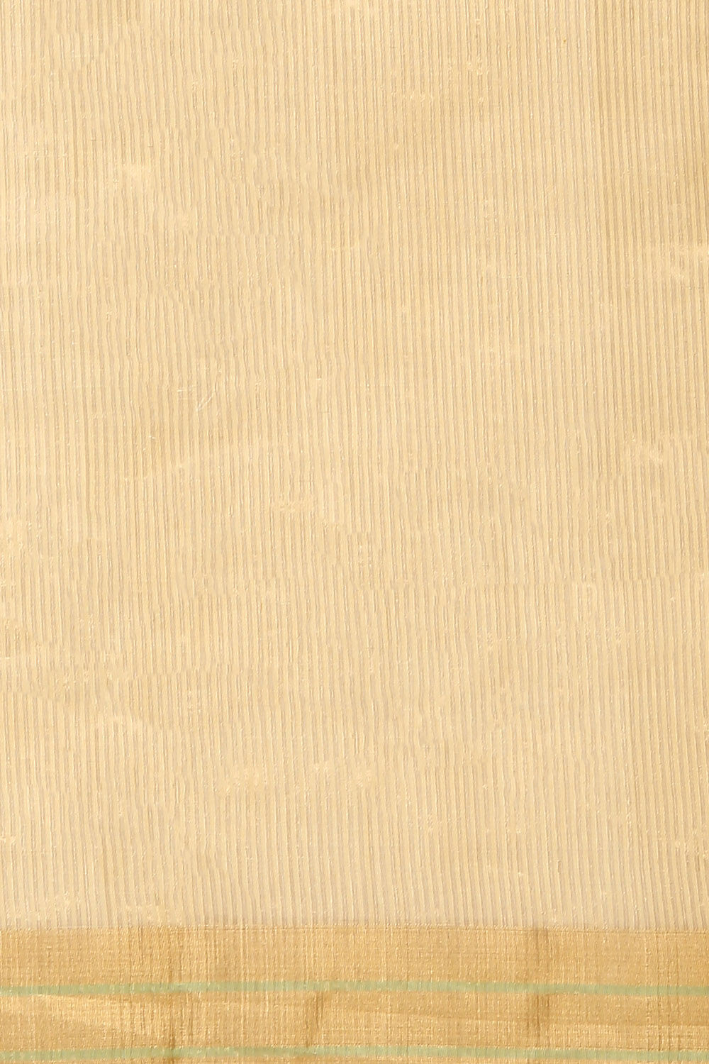 Light Yellow Pure Cotton Tissue Chanderi Saree image number null