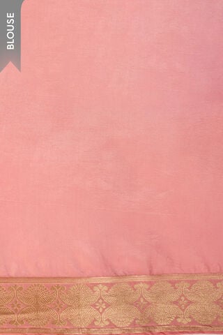 Light Pink Woven Pure Viscose Saree thumbnail image number null