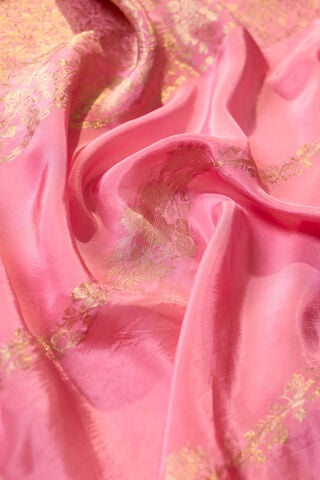 Pink Woven Pure Viscose Saree thumbnail image number null