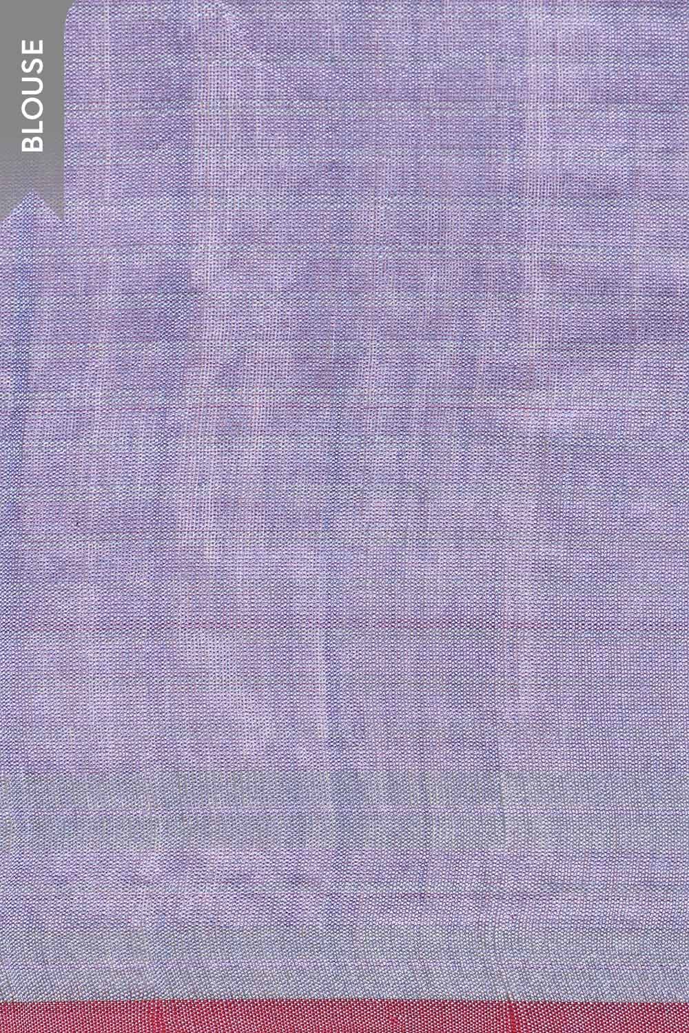 Violet Woven Silk Viscose Bhagalpur Saree image number null