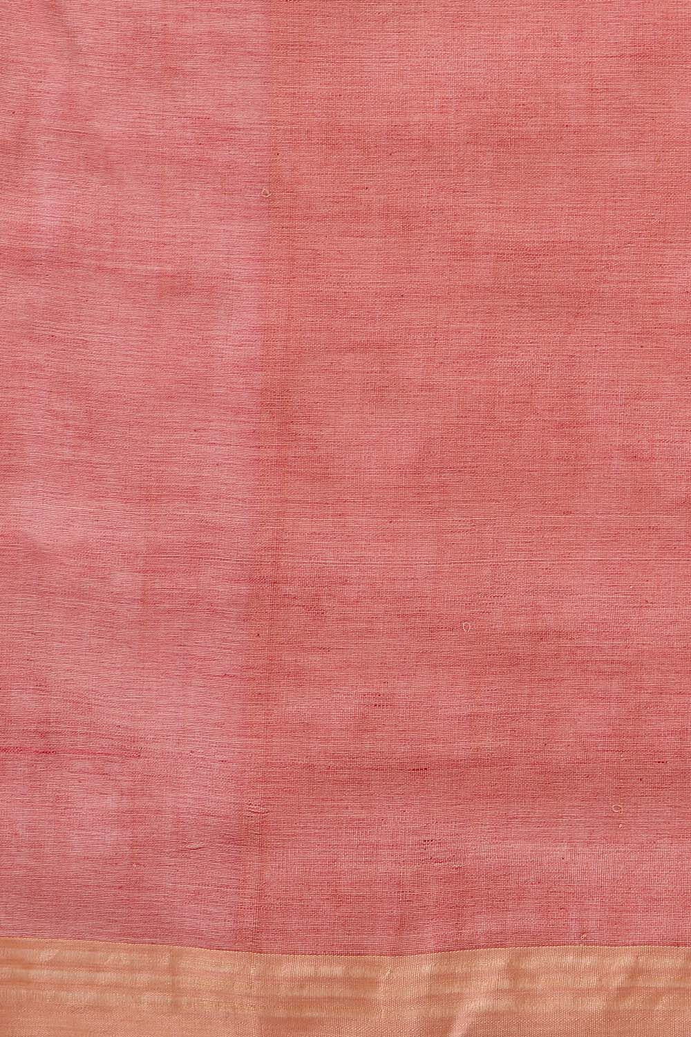Red Pure Cotton Bengal Saree image number null