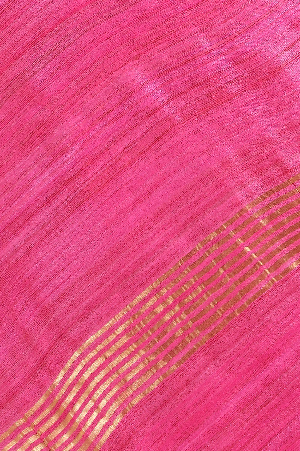 Pink Pure Tussar Silk Tie and Dye Saree image number null