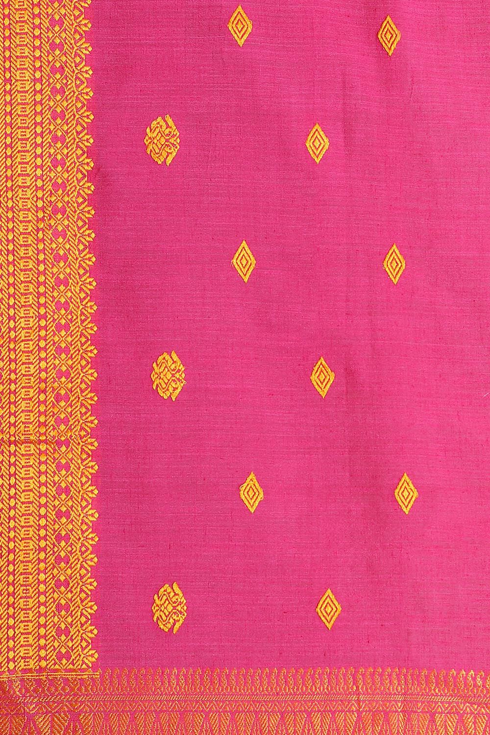 Pink Pure Eri Assam Saree image number null