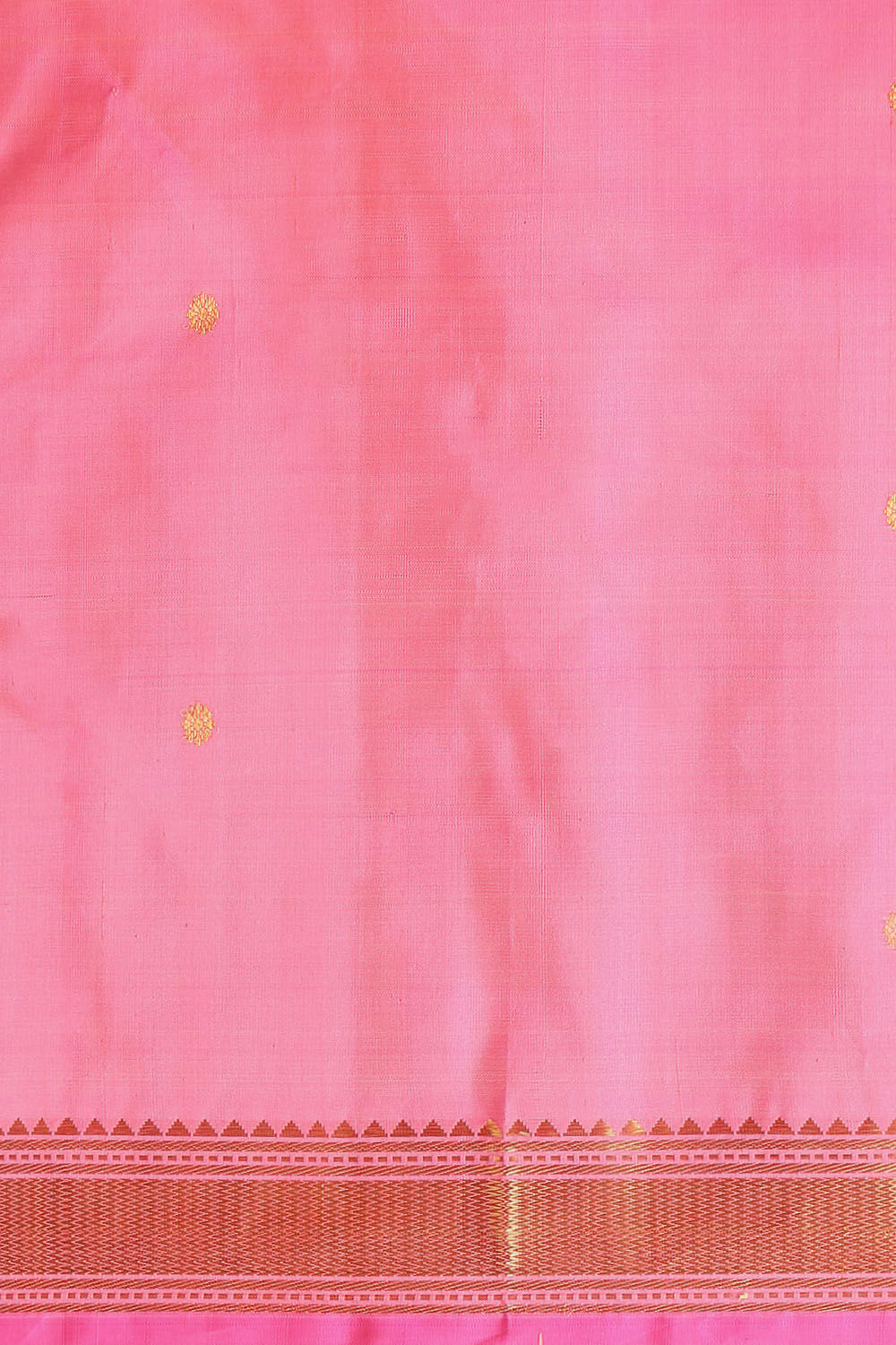 Pink Pure Silk Kanjivaram Saree image number null