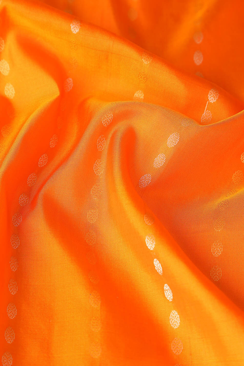 Orange Pure Silk South Saree image number null