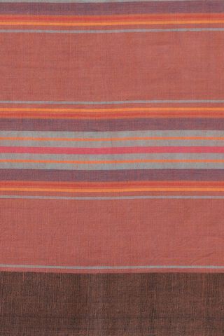 Brown Pure Cotton Bengal Saree thumbnail image number null
