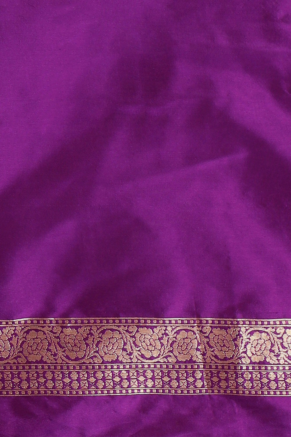 Purple Pure Silk Banarasi Saree image number null