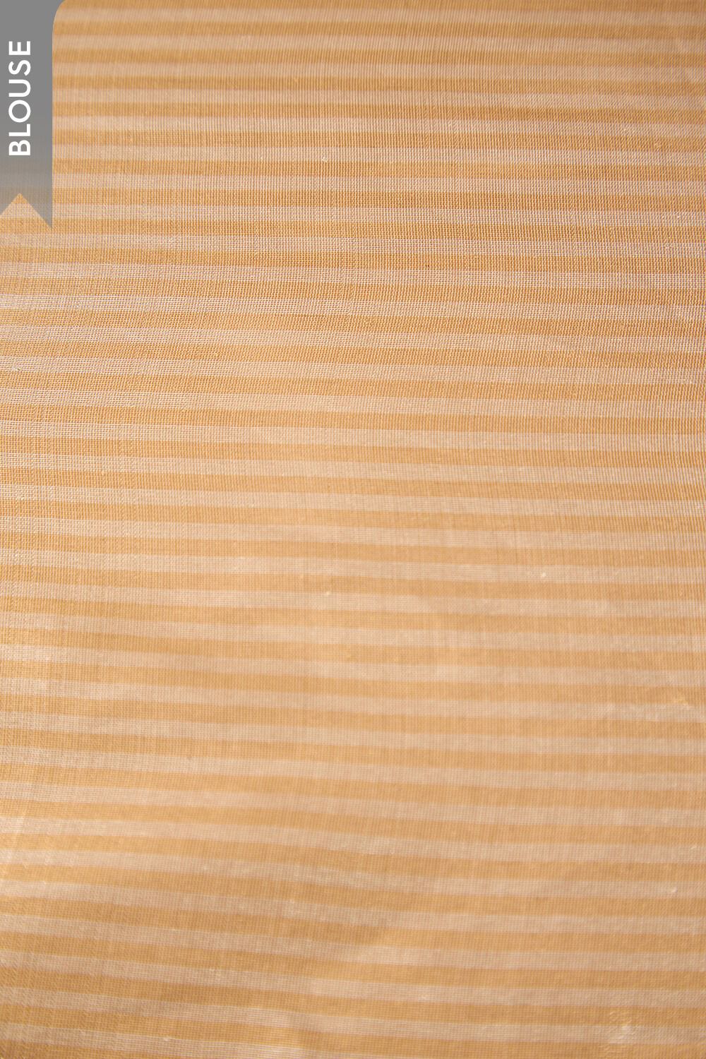 Off White Pure Tissue Organza Woven Banaras Saree image number null